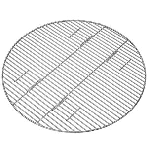 onlyfire bbq solid stainless steel rod foldable cooking grates for grill, fire pit, 36-inch