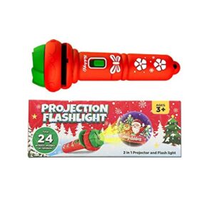 waitlover christmas flashlight projector for kids children’s star lamp projector fun luminous flashlight x0w0