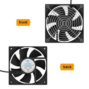 Blackhoso Fan Kit for Masterbuilt Digital Charcoal Grill, Fan Kit Replacement Part 9904190040 for Masterbuilt Gravity Series 560/800/1050 Digital Charcoal Grills and Smokers