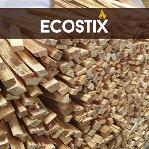 EasyGoProducts Approx. 120 Eco-Stix Fatwood Fire Starter Kindling Firewood Sticks – 100% Organic – Firestarter for Wood Stoves, Fireplaces, Campfires, Bonfires, Year Round, 10 Pounds