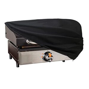 yihaobox grill cover 17 inch griddle heavy duty bbq cover for blackstone camp chef griddle the hood, heavy duty cover