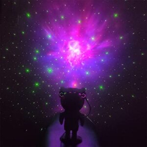 Space Buddy Projector Light, Pleshy Spacebuddy Projector, Space Buddy Pleshyco, Astronaut Star Projector Galaxy Light with Remote Control (E)