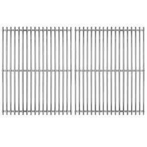 hongso 17 inch solid sus 304 stainless steel gas grill grids grates replacement for home depot nexgrill 720-0830h, kenmore and uniflame gas grills, set of 2 (sca192)…