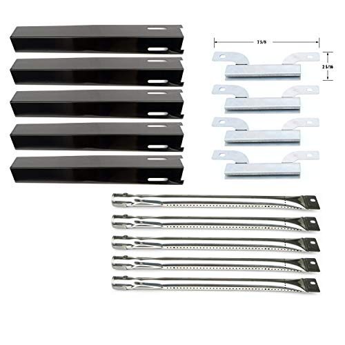 Direct Store Parts Kit DG138 Replacement for Brinkmann Heavy-Duty 810-8501-S Gas Grill Burners,Crossover Tubes, Heat Plates