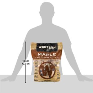 western premium bbq products maple bbq cooking chunks, 549 cu in