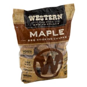 Western Premium BBQ Products Maple BBQ Cooking Chunks, 549 cu in