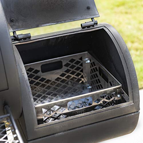 Oklahoma Joe's 5279338P04 Stainless Steel Offset Smoker Charcoal Firebox Basket, Silver