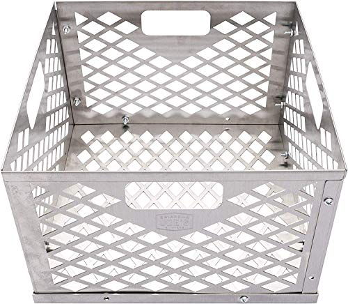 Oklahoma Joe's 5279338P04 Stainless Steel Offset Smoker Charcoal Firebox Basket, Silver