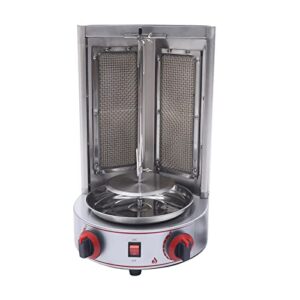 electric shawarma grill machine,stainless steel vertical broiler,commercial barbecue machine,countertop rotisserie grill machine with temperature control for commercial home use