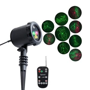 lunhoo 16 pattern christmas laser lights star projector party lighting