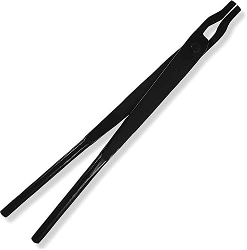 Simond Store 16" Mandrel Jaw Blacksmith Tongs - Forging Tools and Equipment for Beginner and Professional, Bladesmith, Blacksmith, Farrier - Forging Tongs for Knife Making