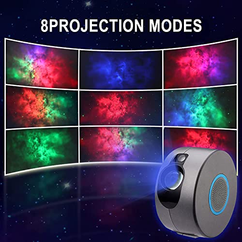 Starry Sky Projector Flash accompany The Rhythm of Music, Galaxy Projector,APP Control Nebula LED Star Light Projector for Bedroom Home Ceiling Decor Party