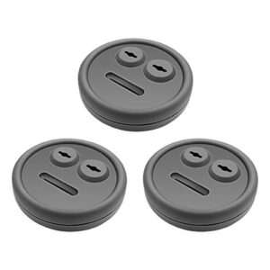 3 pack meat thermometer probe grommet for grill, replacement for weber 85037 smokey mountain cookers accessories, and other grills diy probes port…