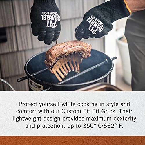 Pit Barrel Cooker Original Ultimate Accessory Pack - Charcoal Chimney Starter, Grill Cover (18.5 inches), Hinged Grill Grate (18.5 inches), Attachable Ash Pan (18.5 inches), and Heat Resistant Pit Gri