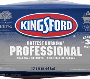 Kingsford 32100 Charcoal Professional Briquettes, 12 lb, Black