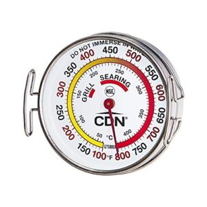 cdn grill surface thermometer, silver