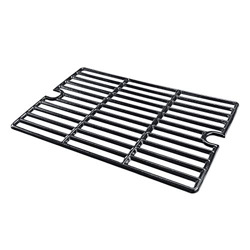 Hisencn 16.5" Cast Iron Cooking Grate Replacement for Smoke Hollow PS9900 7000CGS, Charbroil 463722315 463722313 463722416, Kenmore 141.152270 141.155400, Kingsford 24 inch Expert Grill 24 inch