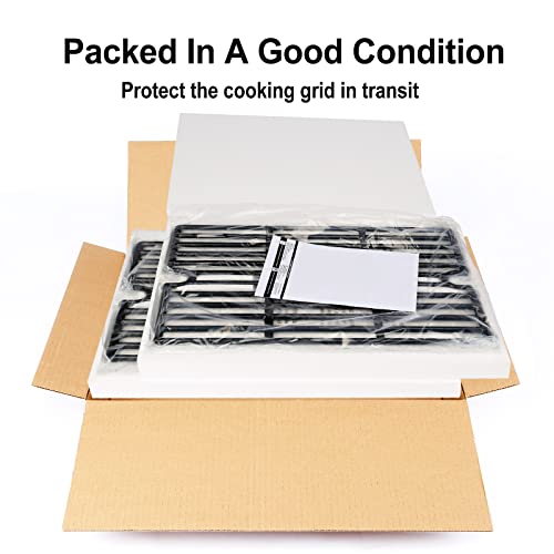 Hisencn 16.5" Cast Iron Cooking Grate Replacement for Smoke Hollow PS9900 7000CGS, Charbroil 463722315 463722313 463722416, Kenmore 141.152270 141.155400, Kingsford 24 inch Expert Grill 24 inch