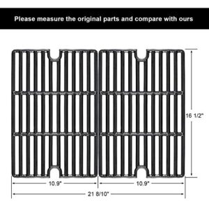 Hisencn 16.5" Cast Iron Cooking Grate Replacement for Smoke Hollow PS9900 7000CGS, Charbroil 463722315 463722313 463722416, Kenmore 141.152270 141.155400, Kingsford 24 inch Expert Grill 24 inch