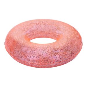 sunnylife pool ring | neon coral glitter