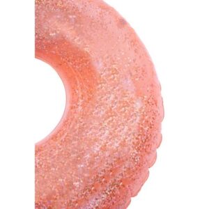 Sunnylife Pool Ring | Neon Coral Glitter