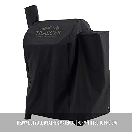 Traeger Grills Pro Series 575 Wood Pellet Grill and Smoker with BAC503 575/22 Series Full Length Grill Cover