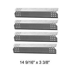 Sunshineey Gas Grill Replacement Parts Kit Stainless Steel Pipe Burner and Heat Plates for Home Depot Nexgrill 720-0830H, 720-0830D Model