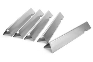 delsbbq 66032 67095 66795 flavorizer bars for weber genesis ii 300 series, replacement part for weber genesis ii e-310 e-330 e-335 s-310 lx e-340 gas grill, stainless steel