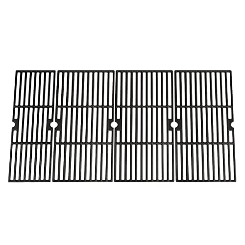 Uniflasy 18 Inch Grill Cooking Grates for Charbroil Performance 463244819 6 Burner Cart/Cabinet Liquid Propane Gas Grill, 6-Burner Cast Iron Cooking Grids Grill Replacement Parts