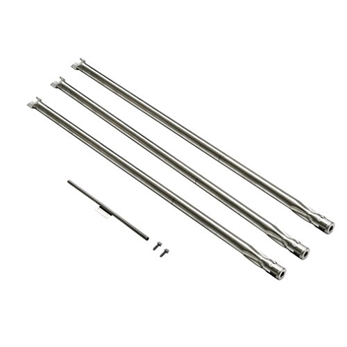 onlyfire Stainless Steel Burner Tube Set Fits for Weber Genesis 300 Series Grills (2008-2010), 34-1/4" Long