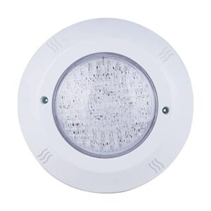 superpool 30w ac led rgb with 4 cable, color change inground pool light, wall mounted, ul listed, fit for 10″ large wet niches, easy installation