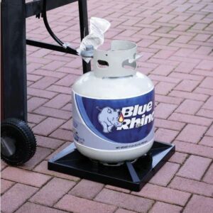 Mr. Bar-B-Q Propane Tank Holder and Stabilizer, Prevents Rust Rings, Grounds Your Tank on All Surfaces, 40406YGD
