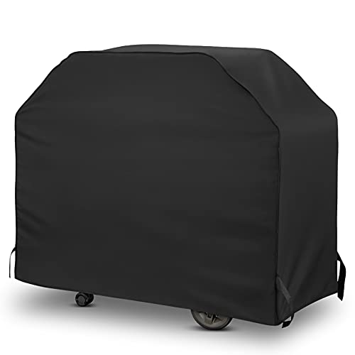 Mightify Grill Cover 55-Inch, Heavy Duty Waterproof Gas Grill Cover, Outdoor Fade & UV Resistant Barbecue Cover, All Weather Protection BBQ Grill Cover for Weber, Brinkmann, Char Broil Grills, etc