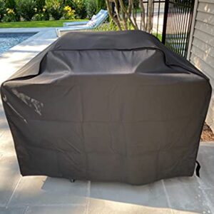 Mightify Grill Cover 55-Inch, Heavy Duty Waterproof Gas Grill Cover, Outdoor Fade & UV Resistant Barbecue Cover, All Weather Protection BBQ Grill Cover for Weber, Brinkmann, Char Broil Grills, etc