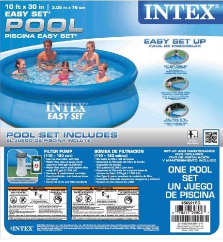 Intex 10-Feet x 30-Inch Easy Set Pool