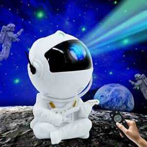 tan.tomi astronaut light projector, swithchable color starry night light projector, planetarium galaxy projector with ajust head position, remote control planetarium galaxy projector for friends/kids