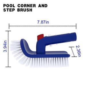 Pool Corner Brush with Pool Wall Brush