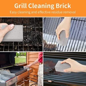 Heavy Duty Grill Cleaning Brick/Grill Stone Cleaning Block/Reusable Pumice Stone Cleaner Tool Cleans Flat Top Grills or Griddles Effectively