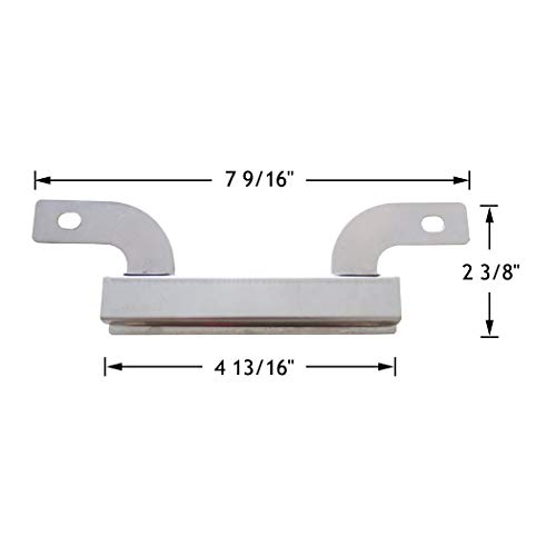 YIHAM KC637 BBQ Grill Stainless Steel Crossover Carryover Burner Tube Channel Replacement Parts for Select Models by Brinkmann, Charmglow Gas Grills, Set of 3