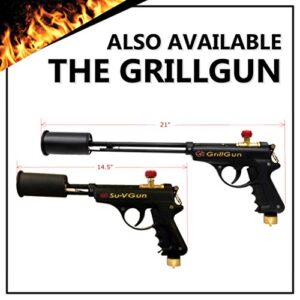 GRILLBLAZER Su-VGun Basic Grill & Culinary Torch - Charcoal Starter - Professional Cooking, Grilling and BBQ Tool - Handheld Blowtorch For Chefs, Men and Women Who Want the Best Tool for the Job
