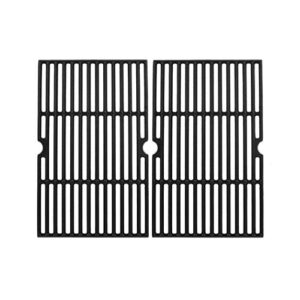 16.5 inch cooking grates for kenmore 4 burner 146.16197211, 146.16198211, 146.34461410, 146.1001651 gas grill, cast iron grill cooking grids, 2 pack