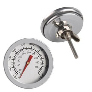 2x bbq thermometer gauge – barbecue bbq pit smoker grill thermometer temp gauge – 2pack