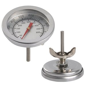 2X BBQ Thermometer Gauge - Barbecue BBQ Pit Smoker Grill Thermometer Temp Gauge - 2Pack