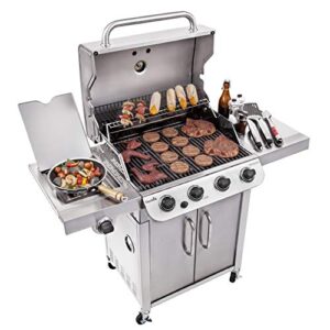 Char-Broil 463375919 Performance Stainless Steel 4-Burner Cabinet Style Liquid Propane Gas Grill