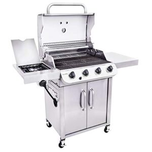 Char-Broil 463375919 Performance Stainless Steel 4-Burner Cabinet Style Liquid Propane Gas Grill