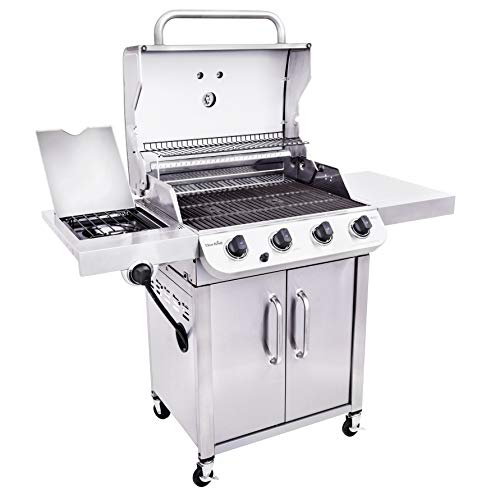 Char-Broil 463375919 Performance Stainless Steel 4-Burner Cabinet Style Liquid Propane Gas Grill