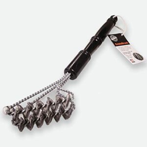 stainless steel grate valley bristle-free double helix grill cleaning brush – grill cleaning brush – grillgrate