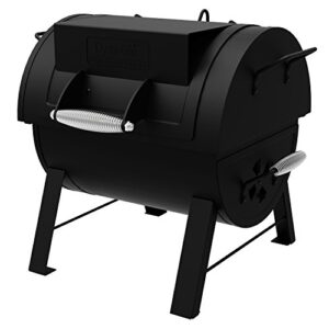 dyna-glo dgss287cb-d portable tabletop charcoal grill & side firebox