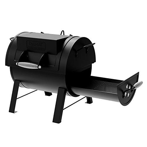 Dyna-Glo DGSS287CB-D Portable Tabletop Charcoal Grill & Side Firebox