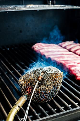 MailleTec The Smoke Sack - BBQ Smoking Bag for Wood Chips and Pellets, Compatible with All Grills